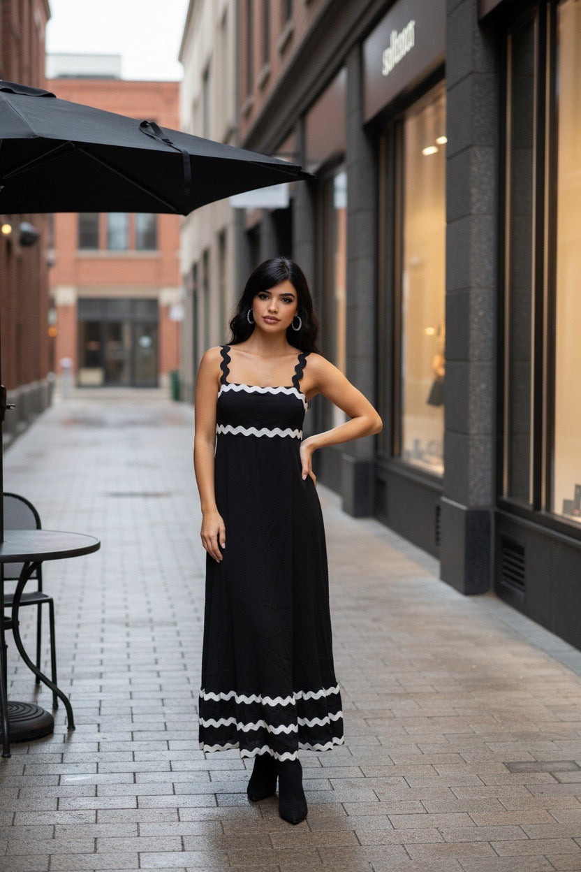 TFY Collection Black Maxi Medium
